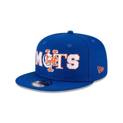 Sapca New Era New York Mets MLB Mixed Font 9FIFTY Snapback - Albastri